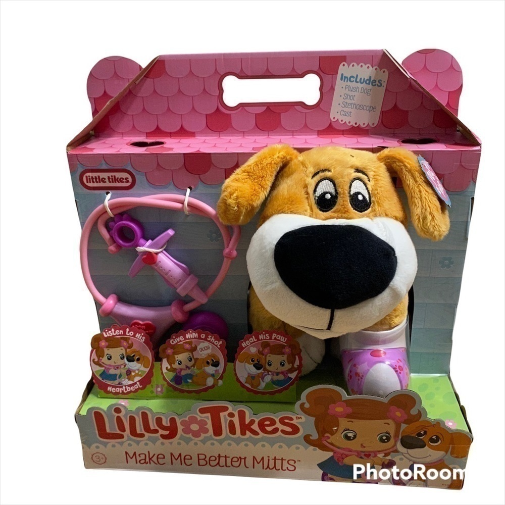 Lilly Tikes Make Me Better Mitts Puppy Dog NWT Kids Toy Stethoscope Shot